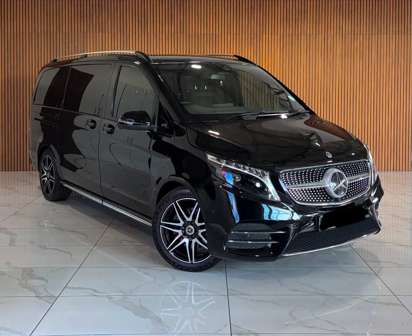 Mercedes-Benz V-Class luxury group transport front view — Velmora Executive